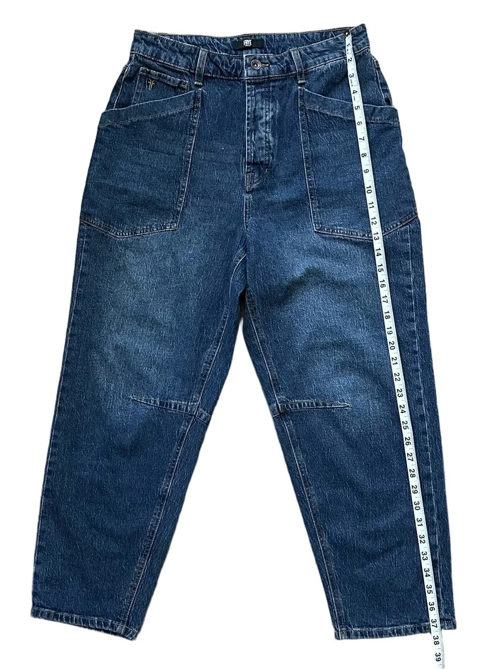 FRYE Barrel Style High Rise 5 Button Fly Cotton Stretch Jeans Size 6